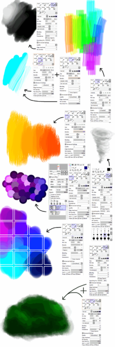 Кисти Paint Tool Sai (750+ шт) - Часть 1