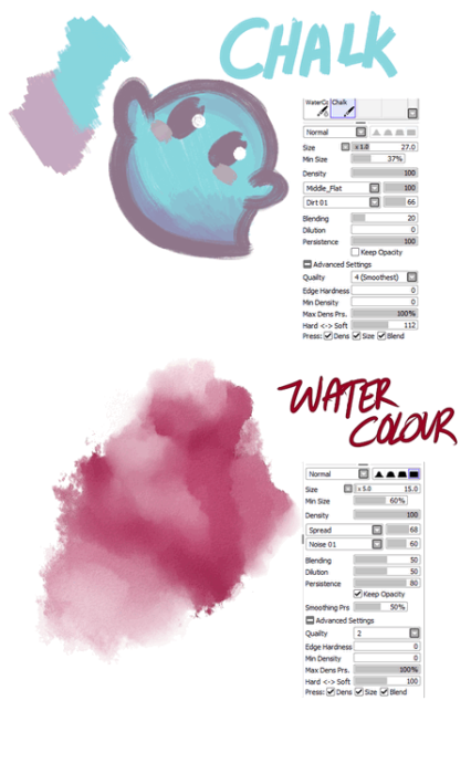 Кисти Paint Tool Sai (750+ шт) - Часть 1