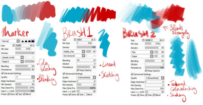 Кисти Paint Tool Sai (750+ шт) - Часть 2