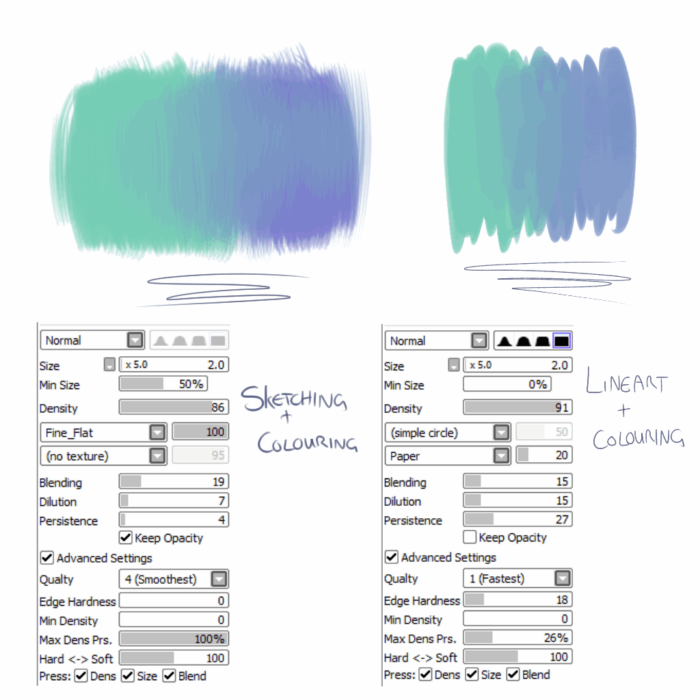 Кисти Paint Tool Sai (750+ шт) - Часть 3