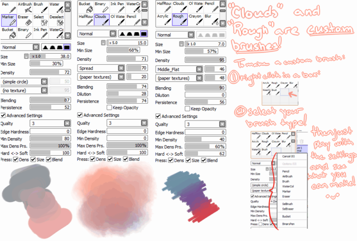 Кисти Paint Tool Sai (750+ шт) — Часть 4