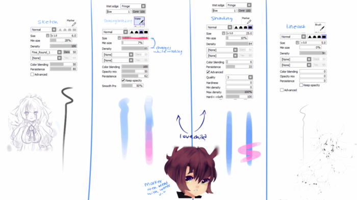 Кисти Paint Tool Sai (800 шт) - 4 часть