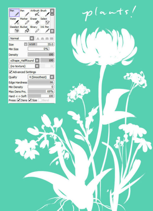 Кисти Paint Tool Sai (800 шт) - 4 часть