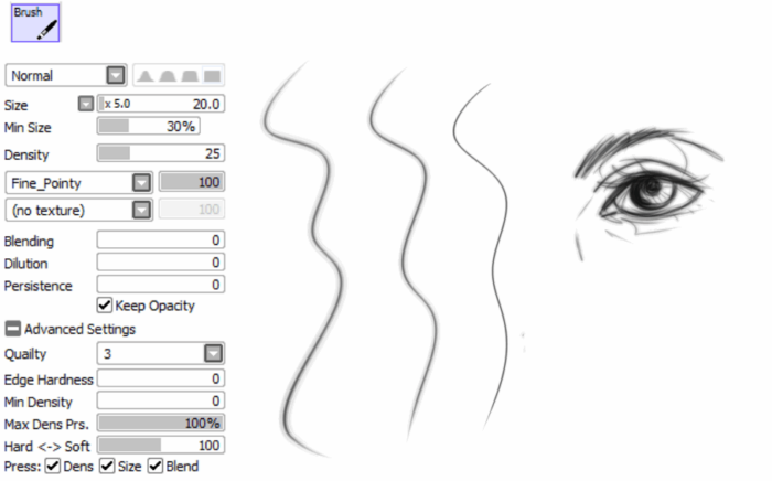 Кисти Paint Tool Sai (800 шт) - 4 часть