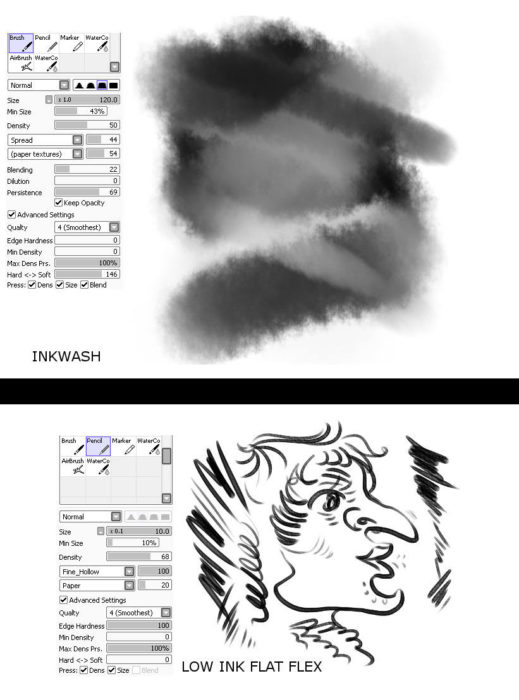 Кисти Paint Tool Sai (750+ шт) — Часть 4