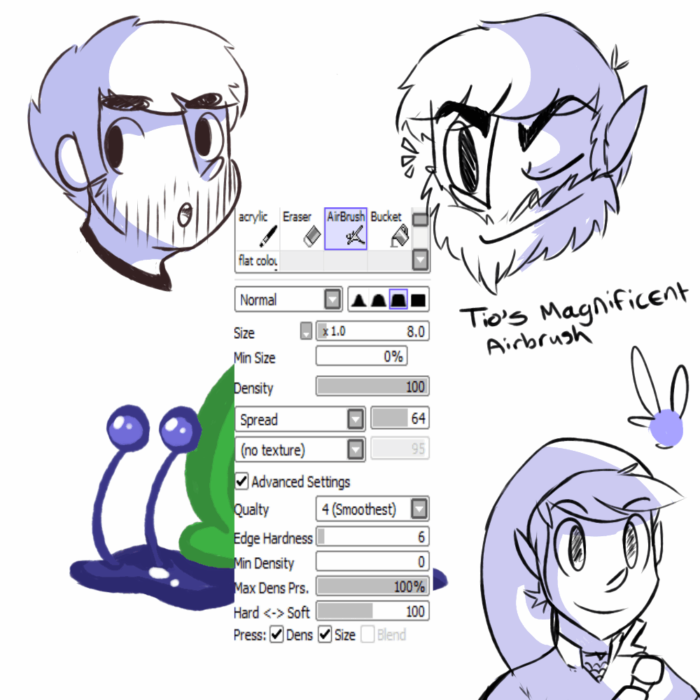 Кисти Paint Tool Sai (800 шт) - 5 часть