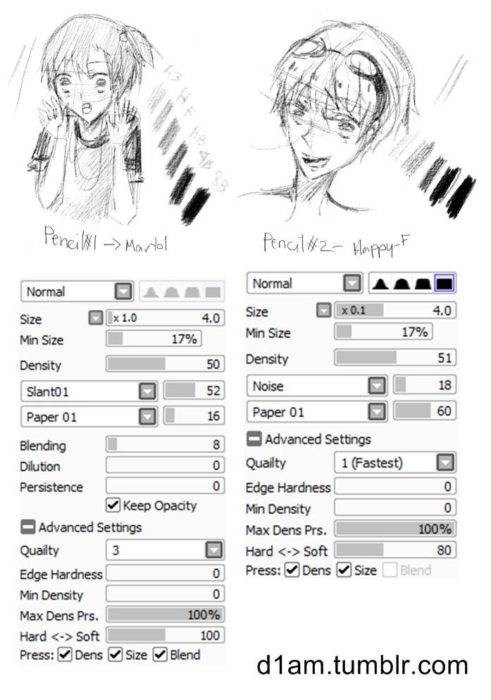 Кисти Paint Tool Sai (800 шт) - 5 часть