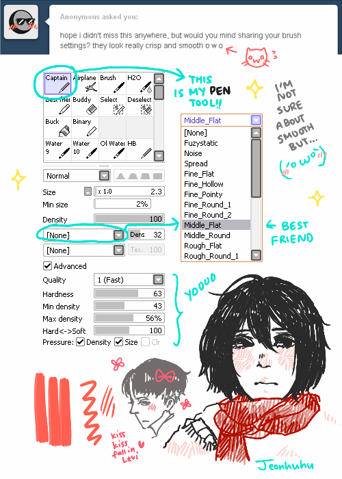 Кисти Paint Tool Sai (800 шт) - 5 часть