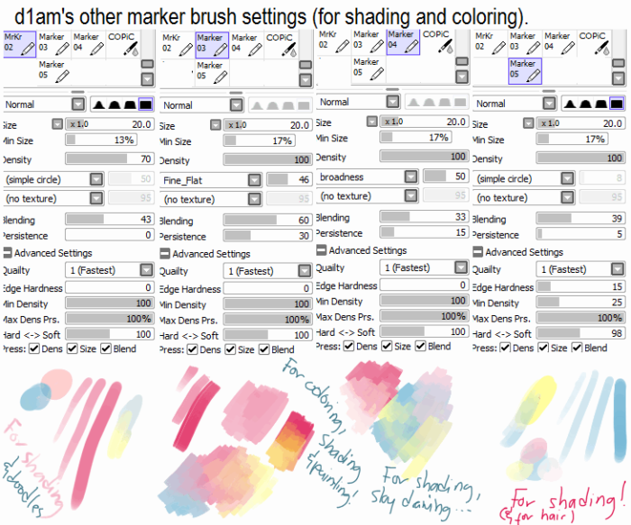 Кисти Paint Tool Sai (750+ шт) — Часть 5