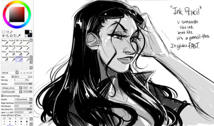 Кисти Paint Tool Sai (800 шт) - 5 часть