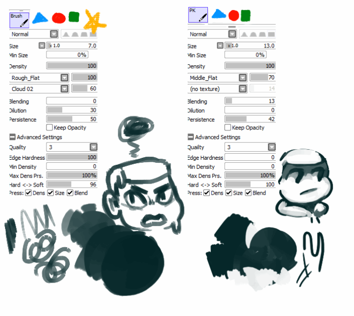 Кисти Paint Tool Sai (750+ шт) — Часть 5