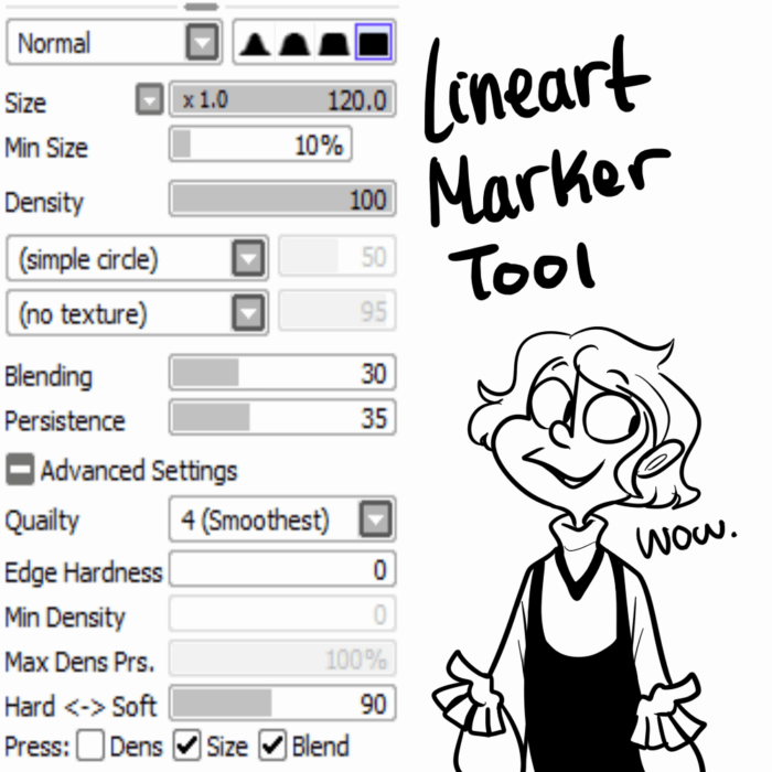 Кисти Paint Tool Sai (800 шт) - 5 часть