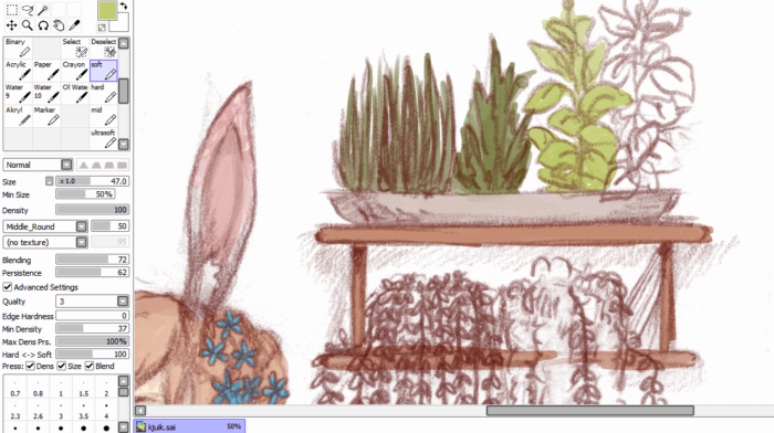 Кисти Paint Tool Sai (800 шт) - 6 часть