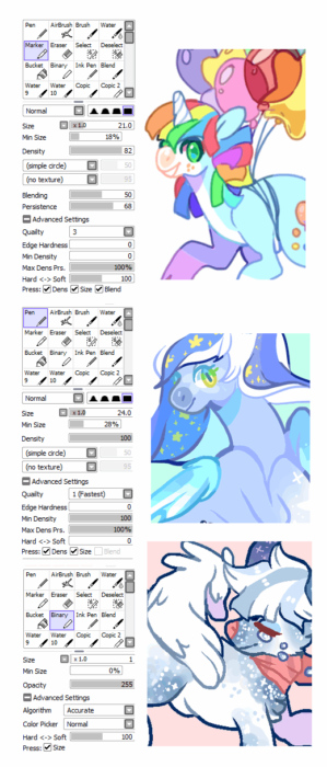 Кисти Paint Tool Sai (800 шт) - 6 часть