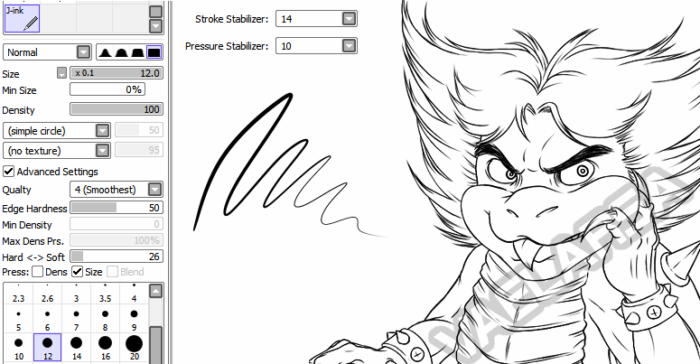 Кисти Paint Tool Sai (800 шт) - 6 часть