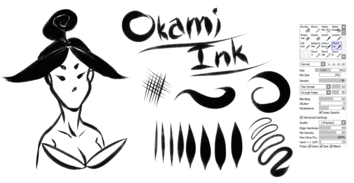 Кисти Paint Tool Sai (800 шт) - 6 часть