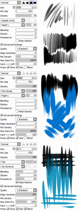 Кисти Paint Tool Sai (750+ шт) — Часть 5