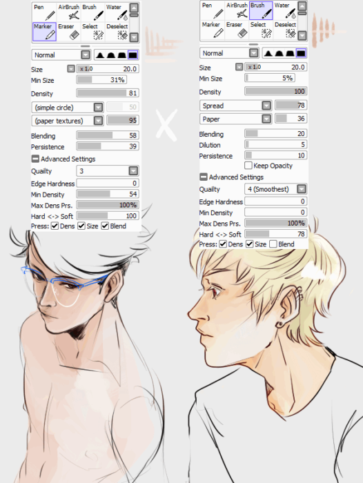 Кисти Paint Tool Sai (800 шт) - 6 часть