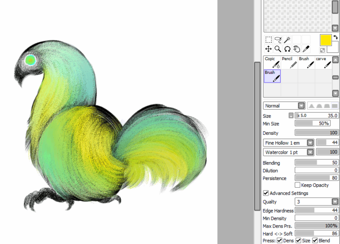Кисти Paint Tool Sai (800 шт) - 6 часть