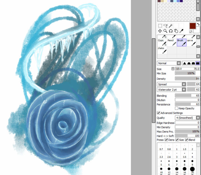 Кисти Paint Tool Sai (800 шт) - 6 часть