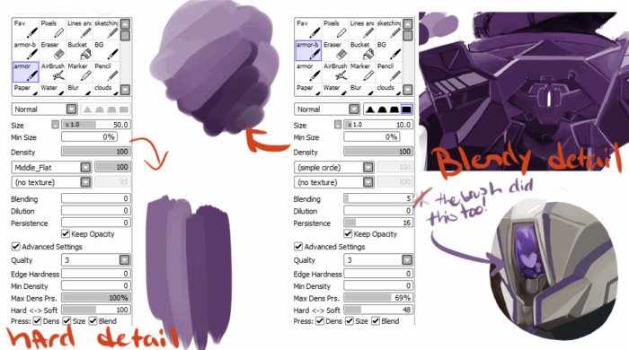 Кисти Paint Tool Sai (800 шт) - 6 часть