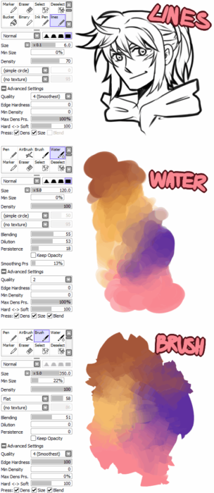 Кисти Paint Tool Sai (800 шт) — 8 часть