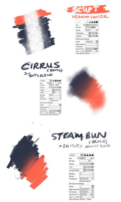 Кисти Paint Tool Sai (800 шт) — 8 часть