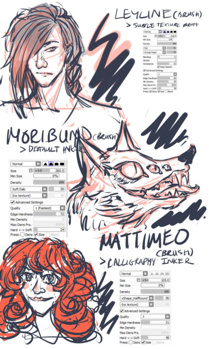 Кисти Paint Tool Sai (800 шт) — 8 часть