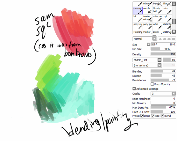 Кисти Paint Tool Sai (750+ шт) — Часть 7