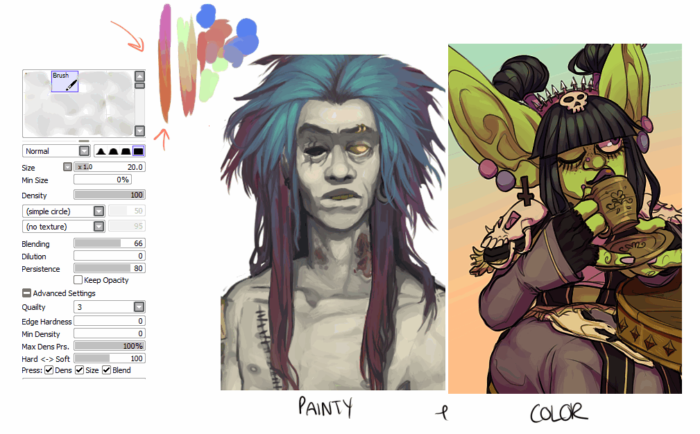 Кисти Paint Tool Sai (800 шт) — 8 часть