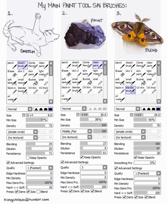 Кисти Paint Tool Sai (800 шт) — 8 часть