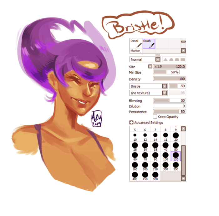 Кисти Paint Tool Sai (800 шт) — 8 часть
