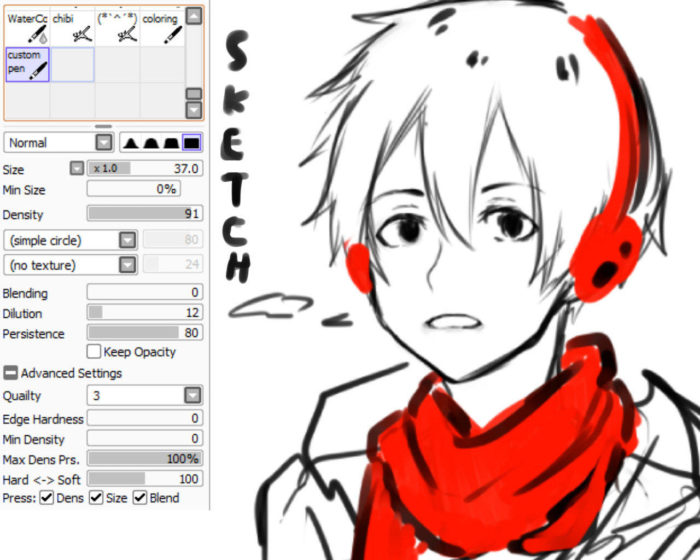 Кисти Paint Tool Sai (800 шт) — 8 часть