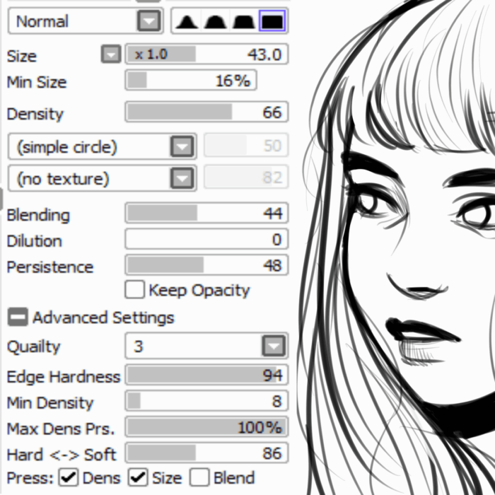 Кисти Paint Tool Sai (800 шт) — 8 часть