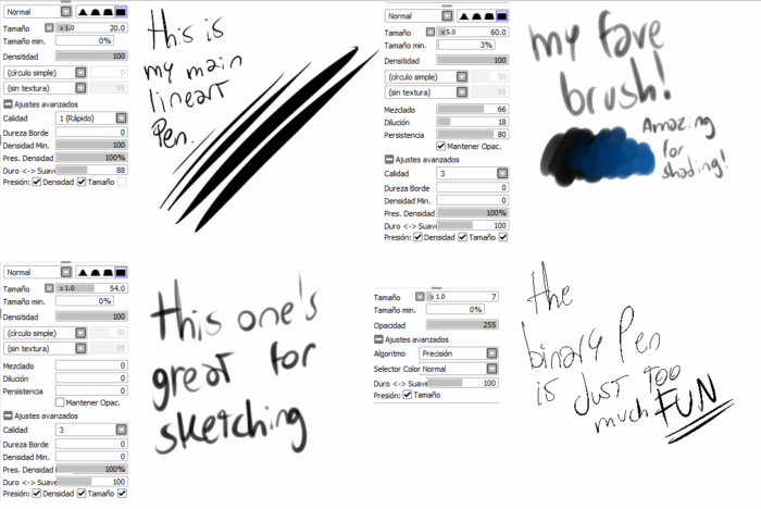 Кисти Paint Tool Sai (800 шт) — 8 часть