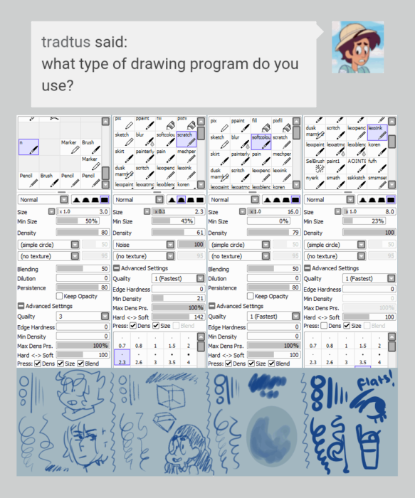Кисти Paint Tool Sai (800 шт) — 9 часть