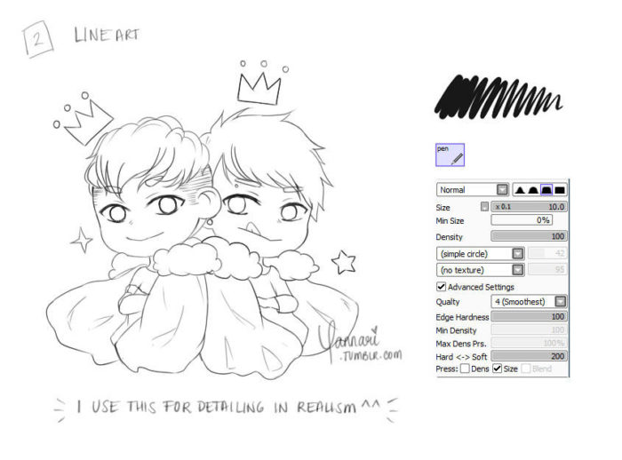 Кисти Paint Tool Sai (800 шт) — 9 часть