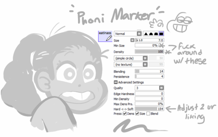 Кисти Paint Tool Sai (800 шт) — 9 часть