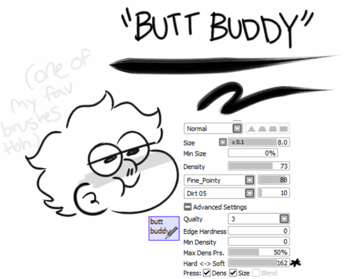 Кисти Paint Tool Sai (800 шт) — 9 часть