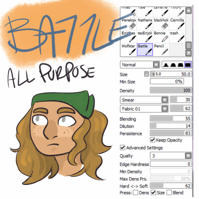 Кисти Paint Tool Sai (800 шт) — 9 часть