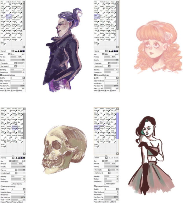 Кисти Paint Tool Sai (800 шт) — 9 часть