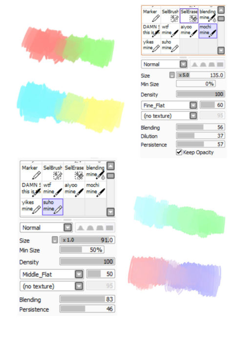 Кисти Paint Tool Sai (750+ шт) — Часть 8