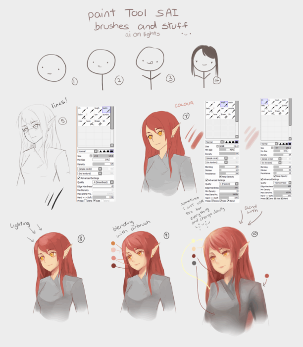 Кисти Paint Tool Sai (800 шт) — 9 часть