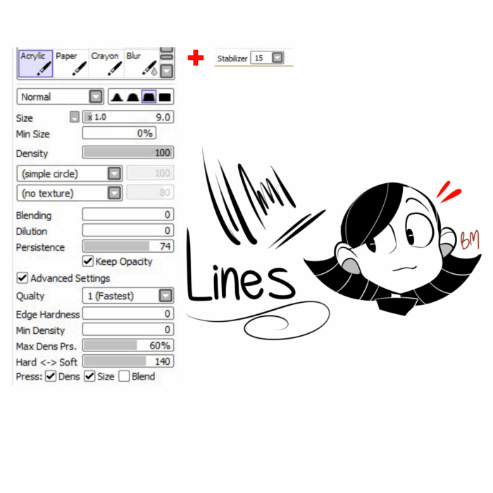 Кисти Paint Tool Sai (800 шт) — 9 часть