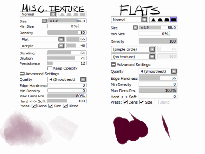 Кисти Paint Tool Sai (750+ шт) — Часть 8