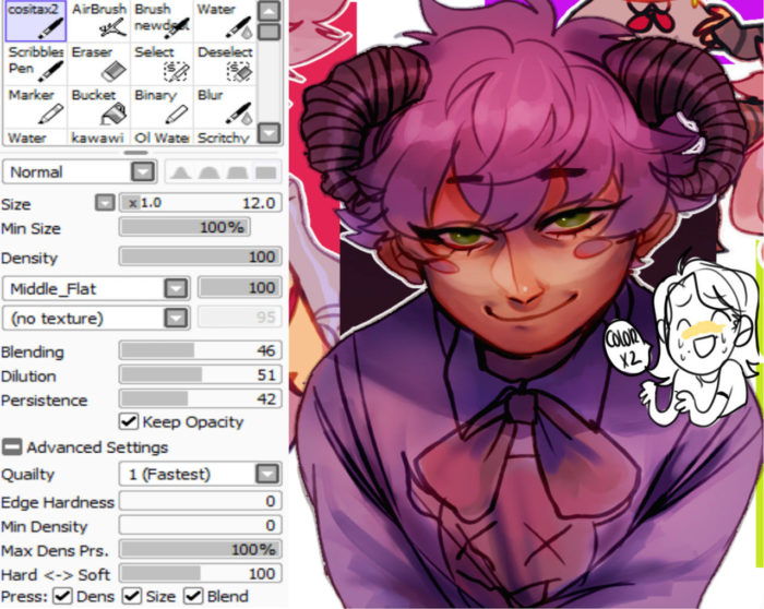 Кисти Paint Tool Sai (800 шт) — часть 10