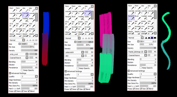 Кисти Paint Tool Sai (750+ шт) — Часть 8