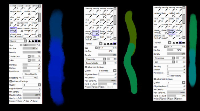 Кисти Paint Tool Sai (750+ шт) — Часть 8