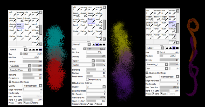 Кисти Paint Tool Sai (750+ шт) — Часть 8