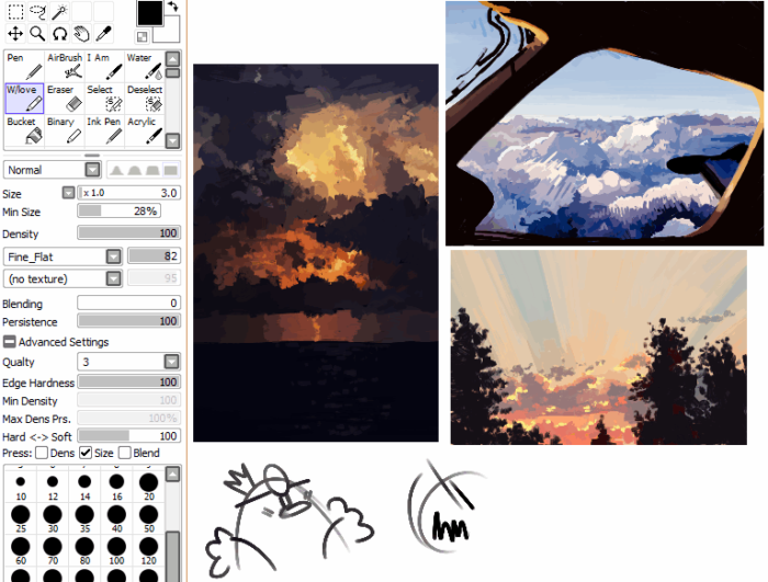 Кисти Paint Tool Sai (800 шт) — часть 10